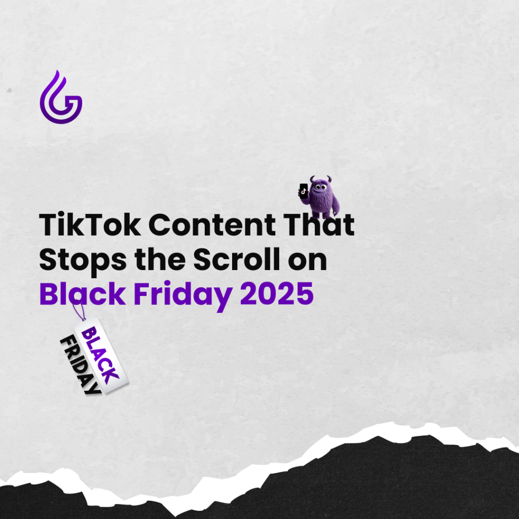 TikTok black friday south africa content