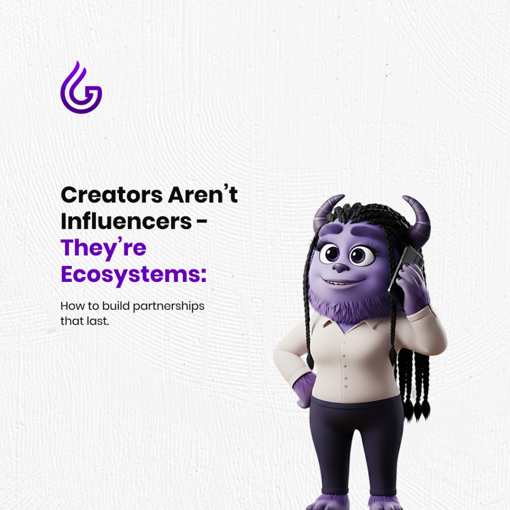 tiktok growthcharter purple monster on a call