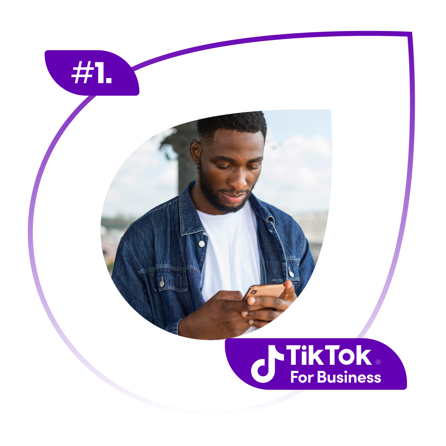 guy scrolling through tiktok