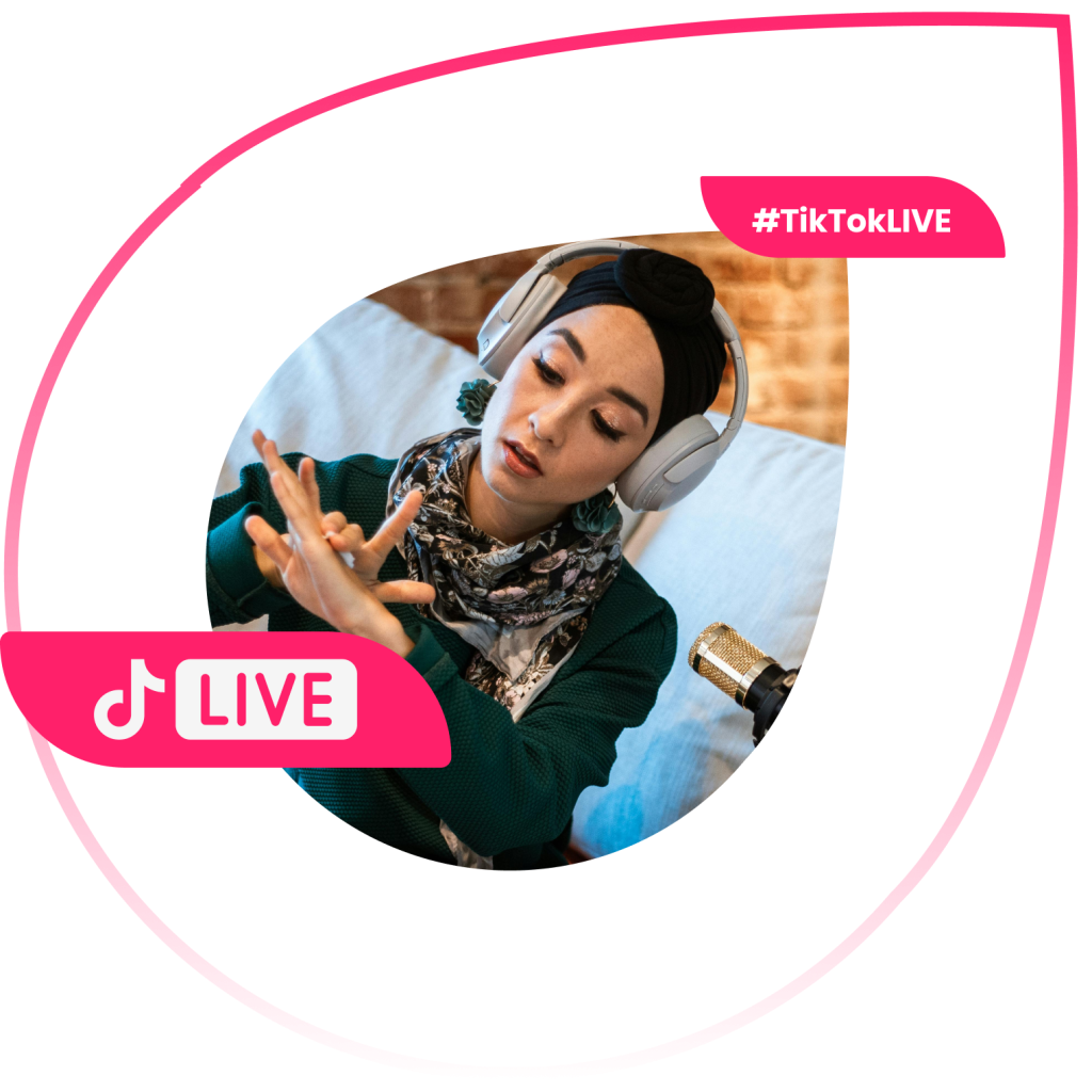 lady doing amsr on tiktok