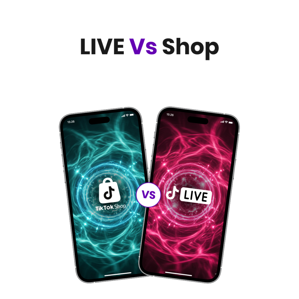 Tiktok live vs tiktok shop